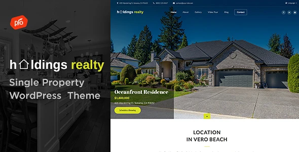 Holdings Realty – Single Property WordPress Theme